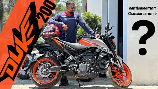 KTM Duke 200 Tamil Review  Still the peppiest [upl. by Llenwad]