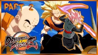 Rosé Goku Black Plays Dragon Ball FighterZ  Part 2  Saving the Wimps [upl. by Ettenwahs]