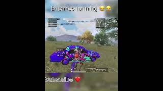 🥵🥵ENEMIES RUNNING 😂😂bgmi pubg pubgmontage ipad9thgen shorts trolling [upl. by Nylitak]