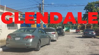 DRIVING THROUGH GLENDALE COMMUNITY via MOLYNES ROAD  HUGHENDEN  THREE OAKS GARDENS  KINGSTON  JA [upl. by Sapphira999]