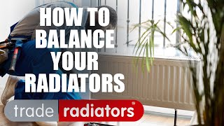 How To Balance Radiators  Trade Radiators [upl. by Ojiram]