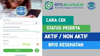 Cara Cek Status Bpjs Aktif Atau Non Aktif Lewat Mobile JKN [upl. by Llevram]