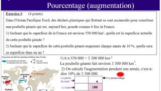 Brevet blanc 3  Pourcentage [upl. by Tirrell]