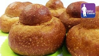 Brioche con tuppo preparate con lievito fresco o con pasta madre [upl. by Ethelbert]