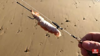 Tying a beach fishing rig great for big Bass cod and rays [upl. by Ced]