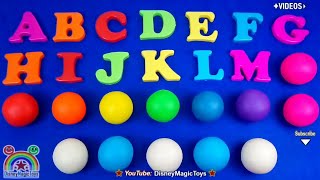 Cores e Letras ABC Inglês  English ABC letters and colors [upl. by Rillings]