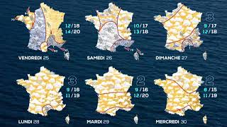 Météo France pour le 24 jusquau 30 octobre 2024 [upl. by Rednaskela192]