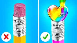 GENIUS SCHOOL HACKS  Smart DIY Tricks and Cool Crafts by 123 GO GLOBAL [upl. by Uy273]