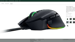 Razer Basilisk V3 Pro Customizable Wireless Gaming Mouse Fast Optical Switches Gen 3 HyperScroll T [upl. by Paugh]