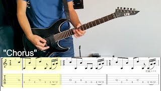 TOOL  Schism Full Guitar Lesson w Tabs The way Adam Jones plays it [upl. by Kenny592]