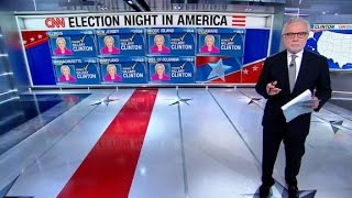 CNN 8p ET projection Clinton wins 6 states Trump 3 [upl. by Enyehc178]