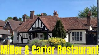 Miller amp Carter Steakhouse Restaurant in Sevenoaks in Kent [upl. by Latreese247]