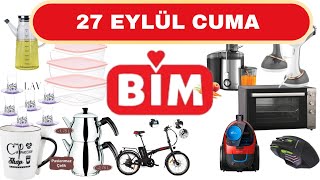 BİM 27 Eylül Cuma Aktüel Ürünler  Kaçırılmayacak İndirimler ve Fırsatlar [upl. by Limoli]