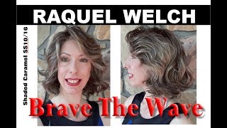 Raquel Welch BRAVE THE WAVE WIG Review  Gentle Layering With Big Curls [upl. by Sybila]