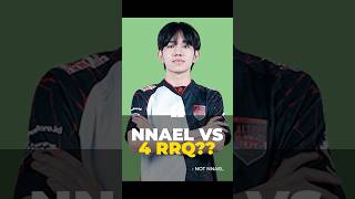 Nnael VS 4 RRQ Players 😲 mobilelegends mlbb mpl mplid [upl. by Nahshunn]