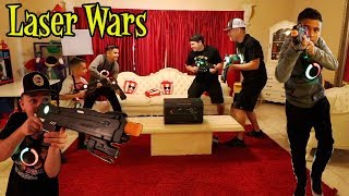 LASER WARS  STRIKE PROS RANGER SERIES  DampD SQUAD BATTLES [upl. by Laehctim]