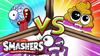 SMASHERS  Off Roach vs Eye Sore vs Baby Poo  Camp Crud  Episode 7  Videos For Kids [upl. by Aushoj]