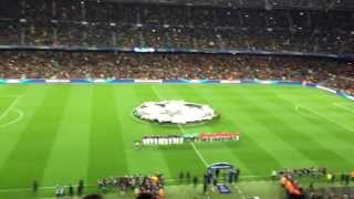 Barcelona  PSG Champions League Song  start of the game [upl. by Sidonie]