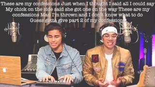 Black Beatles Confessions amp No Problem  Alex Aiono AND William Singe Mashup lyrics [upl. by Deach]