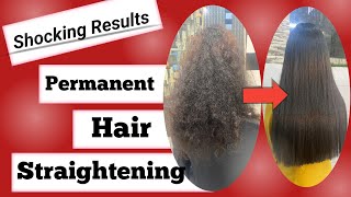 How to do permanent hair straightening  LOréal xtenso straight cream  smoothening treatment [upl. by Nivalc]