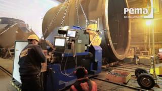 Circular Seam Preparation and Root Opening with PEMA CM 55 Milling Machine [upl. by Janith835]