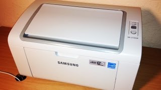 Samsung ML2165W Wireless Laser Printer UNBOXING [upl. by Ahkeber718]