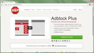 GOOGLE CHROME  How to set up Adblock Plus  hiding elements [upl. by Devlin]