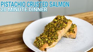 Pistachio Crusted Salmon  Dinner in UNDER 20 minutes [upl. by Trbor]