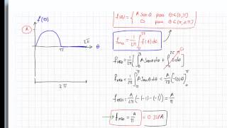 61 Valor Medio y Valor RMS de una señal senoidal [upl. by Arias533]