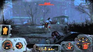 Fallout 4 Wounding Minigun killing Swan Very Hard [upl. by Kristie]