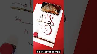 Rayyan Name Arabic Calligraphy Tutorial calligraphy shorts viral shorts arabiccalligrapher [upl. by Lana]