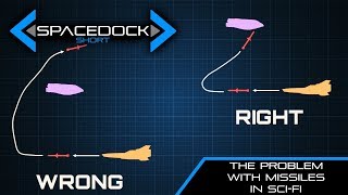 The Problem With Missiles in SciFi Space Combat  Spacedock Short [upl. by Yorle]