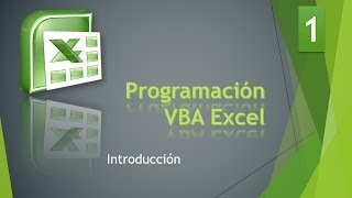 VBA Excel Introducción Vídeo 1mp4 [upl. by Sokin]