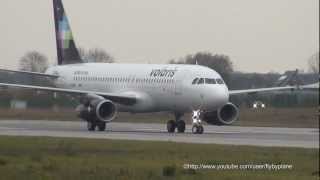 Volaris A320 N513VL  Takeoff and Landing Hamburg Finkenwerder [upl. by Ealasaid515]