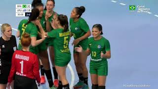 MUNDIAL SUB18 DE HANDEBOL FEMININO 2022  Brasil 31 x 18 Uruguai  Melhores Momentos [upl. by Yelssew317]