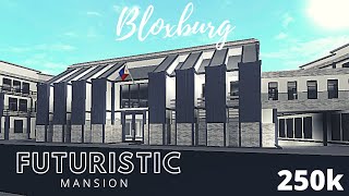 250k Bloxburg Futuristic Mansion House Tour  Roblox [upl. by Llerrem727]