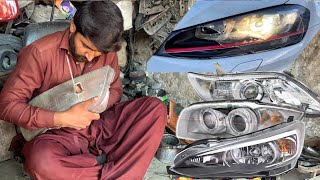 How to Repair Car Headlight Broken Lens in Just 5  How to Fix Broken Headlights With Baking Soda [upl. by Analak]