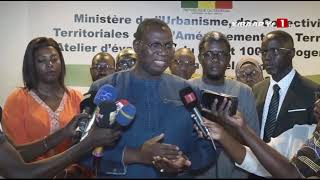 Projet 100000 logements le ministre de tutelle se prononce [upl. by Irmine]