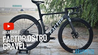 DREAM BUILD  FACTOR OSTRO GRAVEL  SHIMANO DURA ACE GROUPSET  SWISSSIDE GRAVON WHEELSET [upl. by Ellwood981]