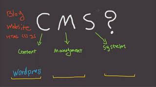 What is a CMS  Content Management Sysytem [upl. by Casimir]