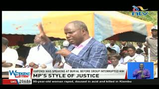 Mt Elgon MP Fred Kapondi caught on camera punching a man [upl. by Sari]