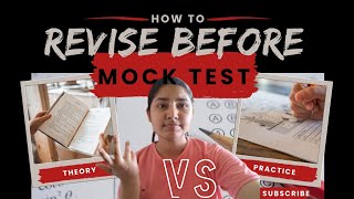 How to revise before mock test neet  theory vs practice [upl. by Ladin125]