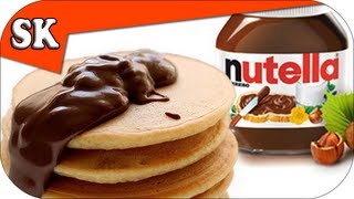 NUTELLA POURING SAUCE  For Ice Cream Waffles Pancakes and More [upl. by Kyne291]