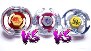 BEYBLADE METAL BATTLE  Aries VS Virgo VS Pisces  EPIC BATTLE ROYAL [upl. by Ayardna]