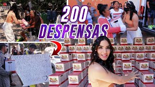 REGALE 200 CAJAS DE DESPENSA 😱 ASÍ REACCIONARON  Kimberly Loaiza [upl. by Hamlen]