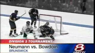 Bowdoin Hockey Advances To National Quarterfinals [upl. by Socin]