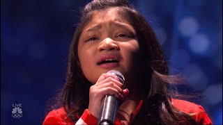 Angelica Hale 10  Clarity  Best Audio  Americas Got Talent  Live Show 1  August 15 2017 [upl. by Dhu375]