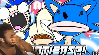 Just Give Me Sonic Frontiers By Toonzies Reaction [upl. by Aihseym732]