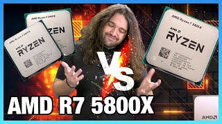 Friendly Fire AMD Ryzen 7 5800X CPU Review amp Benchmarks vs 5600X amp 5900X [upl. by Ilsa]