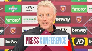 quotI think it’s a really important gamequot  David Moyes Press Conference  Newcastle United v West Ham [upl. by Wit]